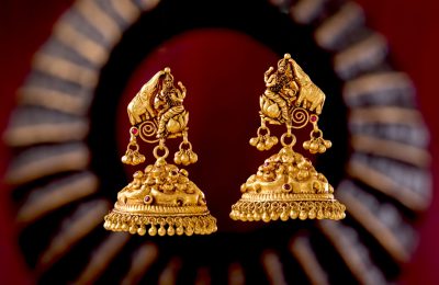 Buy Gold Earrings Designs at Krishna Jewellers