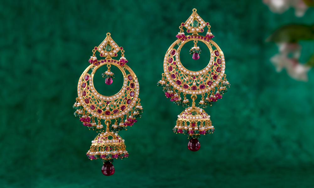 Gold Pearl Earrings Designs