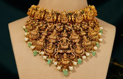 Gold temple jewellery