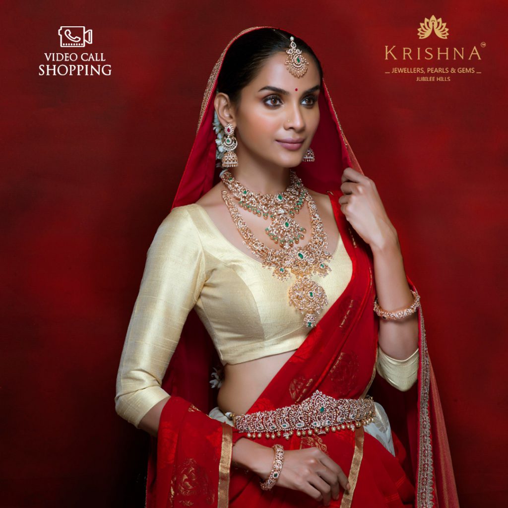 bridal jewellery designs at krishna pearls