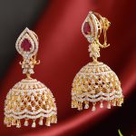 Buy Dimaond Earrings Collection at Krishna Jewellers Pearls & Gems