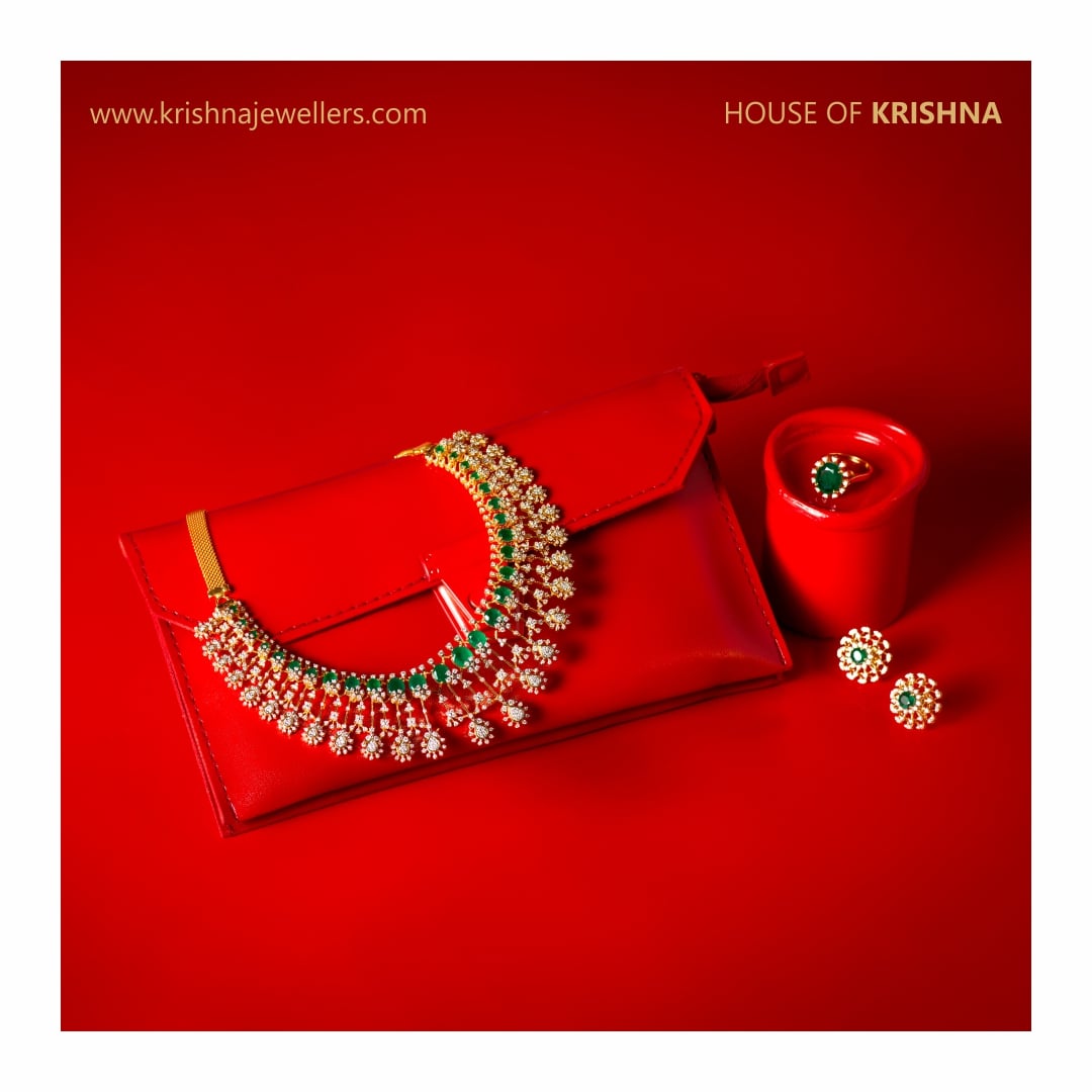 Buy Bridal Diamond Jewellery Set at Krishna Jewellers