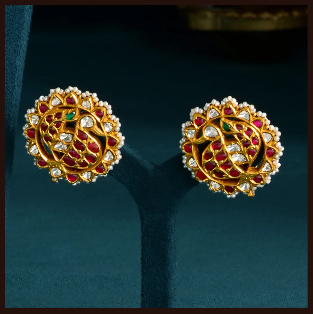 Kundan - Stud Earrings